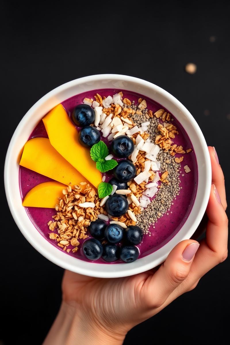 AI detecting acai bowl macros